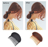 Daiiibabyyy 1pc Hair Styler Volume Bouffant Beehive Shaper Roller Bumpits Bump Foam on Clear Comb Xmas Gift Accessories Hair Styler Useful