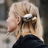 French Barrette Spring Hair Clips 2022 Irregular Width Curved Metal Automatic Clip Hairpin For Women Hair Accessories Jewelry