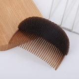 Daiiibabyyy 1pc Hair Styler Volume Bouffant Beehive Shaper Roller Bumpits Bump Foam on Clear Comb Xmas Gift Accessories Hair Styler Useful