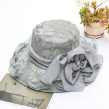 Europe and American New Foldable Women Caps Soft Lace Bow Bucket Hats Summer Outdoor Sun Protection Sun Hat Gorros daiiibabyyy