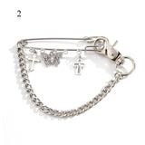 NEW Cross Butterfly Tassel Pendant Boot Shoe Chain Jewelry for Women Unisex 2022 Trendy Anklet Chain Party Jewelry daiiibabyyy