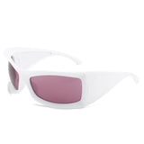 Daiiibabyyy Punk Y2k Sunglasses 2023 New Women Men Designer Sport Sun Glasses Oversied Big Frames Shades Female UV400 Goggle Eyewear Oculos