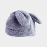 Soft comfortable rabbit ears knitted hat cute sweet girl winter pile pile hat winter outdoor leisure warm knitted hats for women
