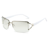 Daiiibabyyy Luxury Italy Gradient Sunglasses Women High Quality Fashion Punk Y2K Cycling Sports Sun Glasses Men Diamond Goggle Shades UV400