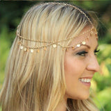 Daiiibabyyy New Chain Hairpins for Women Shell Pearl Butterfly Tiara Tassel Hair Clips Barrettes Braided Headband Ponytail Hair Accessories