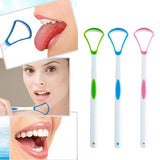 Daiiibabyyy 1pc Tongue Scraper Soft Silicone Tongue Brush Cleaning The Surface of Tongue Oral Cleaning Brushes  Cleaner Fresh Breath Health