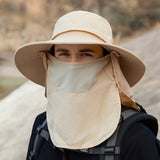 Daiiibabyyy Double Top design 4PCS Design Bucket Hats women men big brim hiking cap Detachable mesh couple fishing hat foldable sun hat 9216