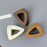 Daiiibabyyy New Fashion Ponytail Hairpins Women Girl Retro Geometric Small Hair Clip Ponytail Fixed Buckle Simple Headdress Hair Accessories