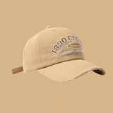 Daiiibabyyy America Style Retro Grey Cap Female Sun Basball Cap 2023 New INS Brand Sun Visor  Hat Face Small Spring and Summer Baseball Hat