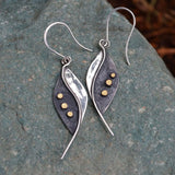 Ethnic Leaf Antique Metal Drop Earrings for Women Vintage Jewelry Lovely Ear Pendant Dangle Earrings Pendientes Mujer daiiibabyyy