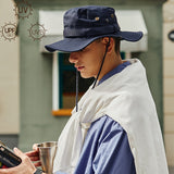 Daiiibabyyy 11 Colors Sun Protection Bucket Hat Hiking Sun Hat Sunmmer Beach Suitable for Outdoor Fishing Surf of Men and Women Hunting Hats