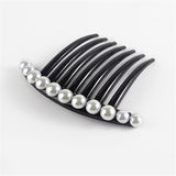 Daiiibabyyy Vintage Flower Crystal Hairclips Fashion Hair Combs Plastic Shiny Hairpins for Women Hair Accessories Bun Headdress