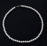 Daiiibabyyy Pearl Necklace for Men,Modern Pearl Necklace, Men's Necklace Pearl Jewelry,Gift For Men Women