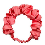 Daiiibabyyy 2023 Big Ruched Headband Bezel Lady Simple Solid Color Satin Wrinkled Hair Hoop Hairband Headband Hair Accessories for Women