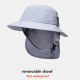 Water Proof Surf Hat Unisex Bucket Hat Breathable Sun Hat Summer for Outdoor Fishing Surf of Men Women Fisherman Cap Beach 양동이모자 daiiibabyyy