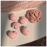 Recommended! Pink Love Heart-Shaped Hairpin 5 PCs Sweet Cute Girls' Hair Accessories Side Clip Super Fairy Flowers Headdress daiiibabyyy