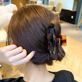 Daiiibabyyy Fashion Candy Color Hair Sticks for Women Shell Hair Clip Pins Minimalist U Shape Girls Hairpins Hair Bun Maker Headwear