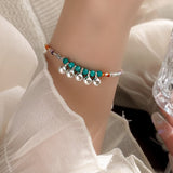 Daiiibabyyy Bohemian Handmade Colorful Crystal Beaded Bracelet For Women Personality New Simple Fashion Ethnic Jewelry