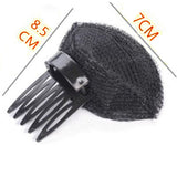 Daiiibabyyy Invisible Fluffy Hair Pad Sponge Clip Kawaii Puff Hair Head Cushion Bun Bump It Up Volume Hair Base Women Girls Hair Accessory daiiibabyyy