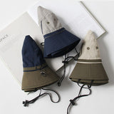 Unisex Bucket Hat Women Summer Cowboy Sun Hat Men Visor Contrast for Camping Hiking Hunting bob UV Fishing Hat 버킷햇 daiiibabyyy