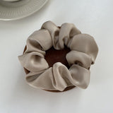 Daiiibabyyy Oversize Scrunchies Elastic Hair Ties Women Girls Big Silk Hair Bands Satin Hair Rubber Bands Ponytail Holder Hair Accessories