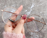 Luxury Anti Blue Light Glasses Men Women Diamond Studded Oversized Square Eyeglasses Computer Goggles Eyewear Glitter Frame daiiibabyyy