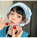Daiiibabyyy Fashion Crochet Knitted Woolen Hair Bands Women Girls Solid Headbands Vintage Turban Bandage Bandanas Hairbands Hair Accessories