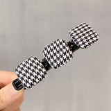 Daiiibabyyy Double Layer Bangs Hair Clip Black Headwear Women Girl Cute Barrettes Hairgrip Styling Braided Fashion Hairpins Hair Accessories
