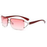 Daiiibabyyy Luxury Italy Gradient Sunglasses Women High Quality Fashion Punk Y2K Cycling Sports Sun Glasses Men Diamond Goggle Shades UV400