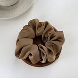 Daiiibabyyy Oversize Scrunchies Elastic Hair Ties Women Girls Big Silk Hair Bands Satin Hair Rubber Bands Ponytail Holder Hair Accessories