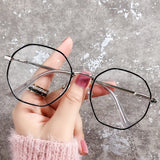 Luxury Anti Blue Light Glasses Men Women Diamond Studded Oversized Square Eyeglasses Computer Goggles Eyewear Glitter Frame daiiibabyyy