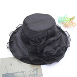 Europe and American New Foldable Women Caps Soft Lace Bow Bucket Hats Summer Outdoor Sun Protection Sun Hat Gorros daiiibabyyy