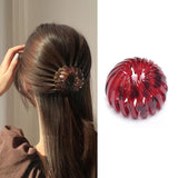 Daiiibabyyy Fashion Candy Color Hair Sticks for Women Shell Hair Clip Pins Minimalist U Shape Girls Hairpins Hair Bun Maker Headwear