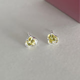 Daiiibabyyy Mini Colorful Heart Ear Cartilage Piercing Lobe Stud Earring for Women Y2k Accessories Tragus Rook Helix Flat Ear Jewelry KAE312