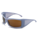 Daiiibabyyy Punk Y2k Sunglasses 2023 New Women Men Designer Sport Sun Glasses Oversied Big Frames Shades Female UV400 Goggle Eyewear Oculos