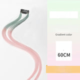 Daiiibabyyy Women Hair Extension Tools Seamless Braided Hair Rope Ponytail Braid Twist Color Hanging Ear-dye Hair Pieces Hanging Ear-dye Wig