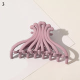 New Korean Fall And Winter Milk Tea Color Brown Acrylic Hair Claws Clips Multicolored Geometrical Matte Hair Clip Accessories daiiibabyyy