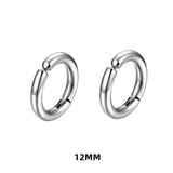 Titanium Steel Unisex Earring Set Punk Hip Hop No Piercing Ear Clips Earrings for Men Women Party Dating Jewelry 2022 New Gift