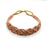 Hand Braided Hairband Elastic Headband Boho Cotton Rope Hairband Women Girl Hair Accessories Sports Hair Band