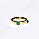 Daiiibabyyy Minimalist Popular New In Rings For Men Jewelry Emerald Zirconia Plated In Gold Fashion Cheap Items Free Shipping
