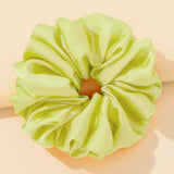 Daiiibabyyy Oversized Scrunchies  Smooth Satin Scrunchie Big Rubber Hair Ties Women Elastic Hair Bands for Girs Ponytail Hold Rope Headdress