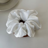 Daiiibabyyy Oversize Scrunchies Elastic Hair Ties Women Girls Big Silk Hair Bands Satin Hair Rubber Bands Ponytail Holder Hair Accessories