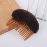 Daiiibabyyy 1pc Hair Styler Volume Bouffant Beehive Shaper Roller Bumpits Bump Foam on Clear Comb Xmas Gift Accessories Hair Styler Useful