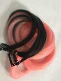 Daiiibabyyy Women Hair Extension Tools Seamless Braided Hair Rope Ponytail Braid Twist Color Hanging Ear-dye Hair Pieces Hanging Ear-dye Wig
