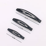 Daiiibabyyy 10pcs/set High Quality Black BB Clip Metal Hair Barrettes Hairpins Broken Hair Fixed BB Clip Womens Hairgrip Styling Accessories