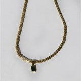 Daiiibabyyy Vintage Multilevel Geometric Metal Snake Chain Color Crystal Pendant Necklace For Women Female Fashion Boho Punk Girl Jewelry
