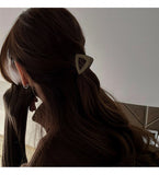 Daiiibabyyy New Fashion Ponytail Hairpins Women Girl Retro Geometric Small Hair Clip Ponytail Fixed Buckle Simple Headdress Hair Accessories