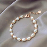 Freshwater Pearl Micro-encrusted Zircon Bracelets Fashion Simple Green Round Fu Word Red Pixiu Pendant Bracelets Women Jewelry