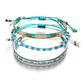 Bohemian Handmade Woven Beads Bracelet Fashion Crystal Bransoletki Damskie Bracelets For Women Charm Pulseras Mujer Jewelry Gift daiiibabyyy