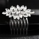 QYY Fashion Crystal Wedding Hair Accessories Hairpins Bridal Hair Jewelry Rhinestone Women Hair Pins Clips Headpieces daiiibabyyy